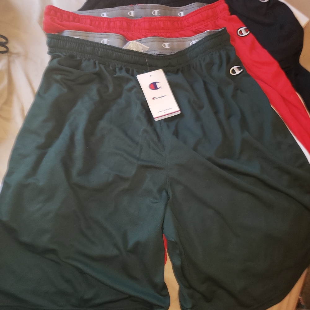 3 XL basketball champion shorts (long)